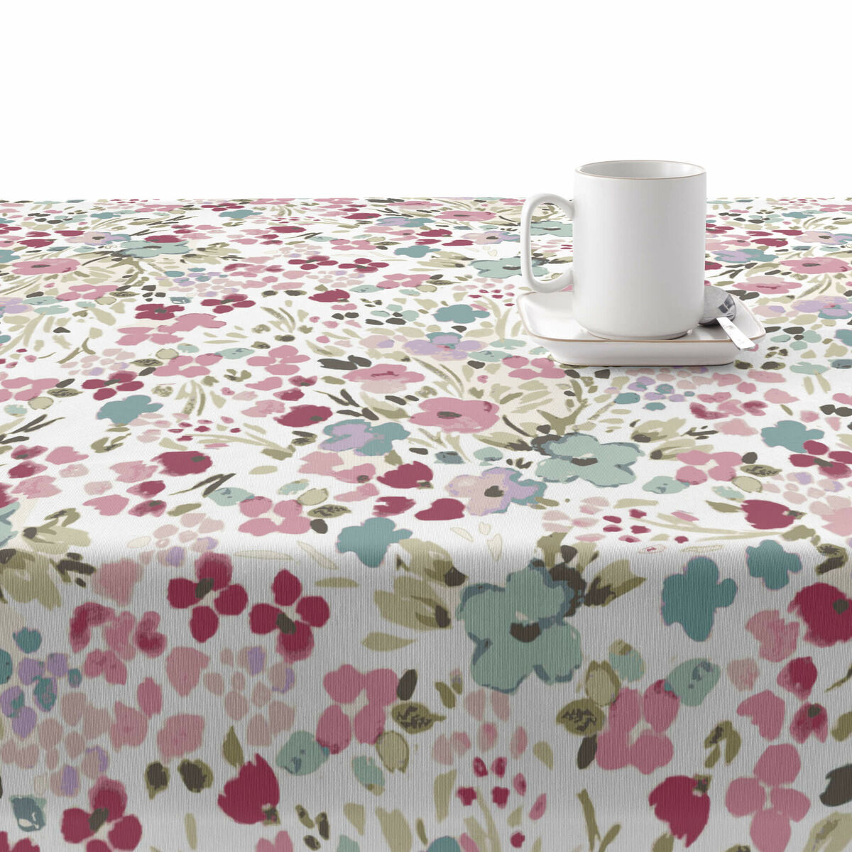 Скатерть устойчивая к пятнам Belum 0120-52 100 x 250 cm Цветы-2