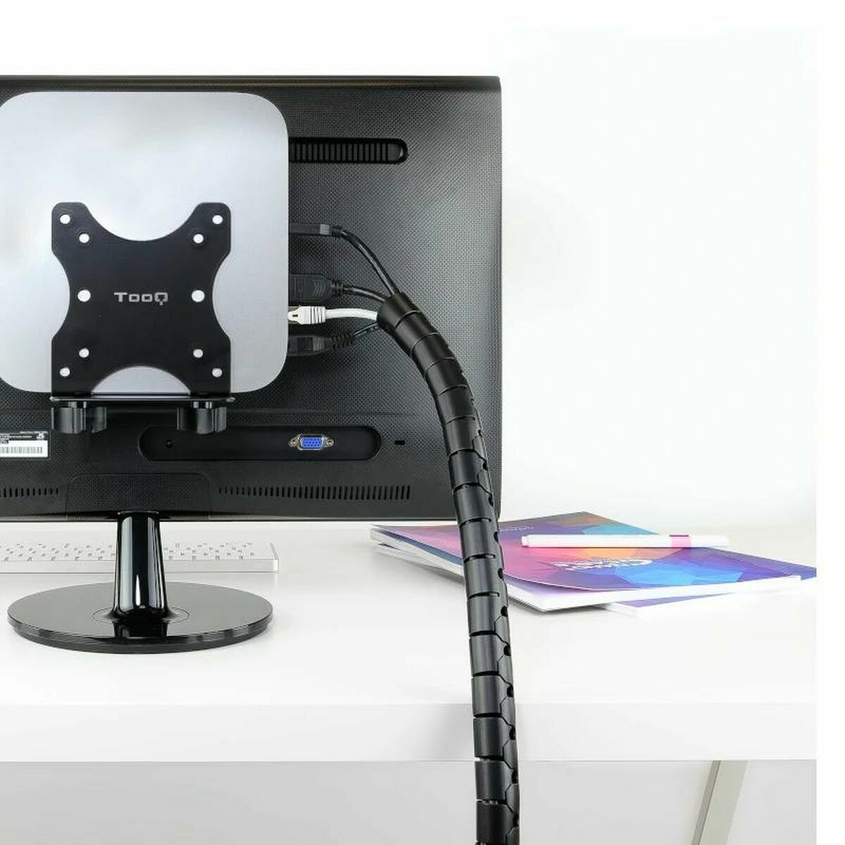 NANOCABLE 10 Kabloları için Düzenleyici. 36. 0003-BK Siyah 3 m Ø 25 mm-2