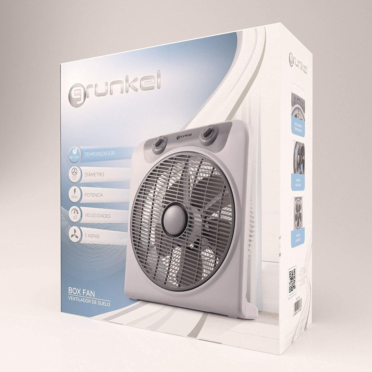 Напольный вентилятор Grunkel BOX FAN 45 W Серый-3