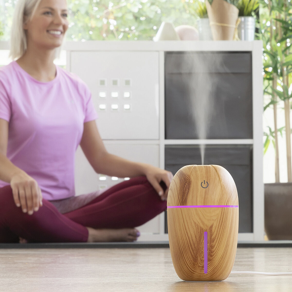Honey Pine InnovaGoods Mini Humidifier and Odor Sprayer-2