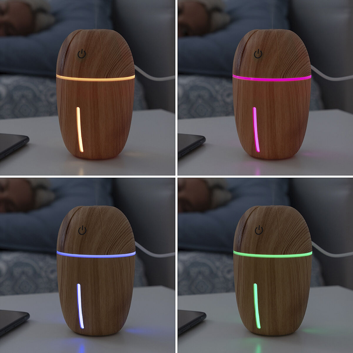 Honey Pine InnovaGoods Mini Humidifier and Odor Sprayer-4