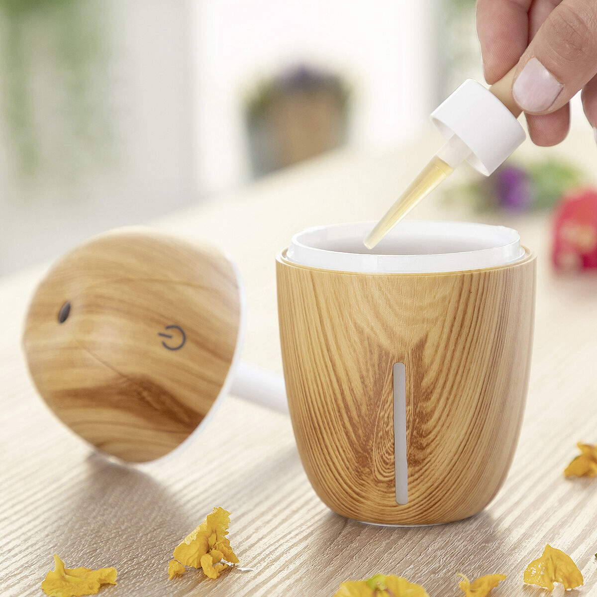 Honey Pine InnovaGoods Mini Humidifier and Odor Sprayer-6