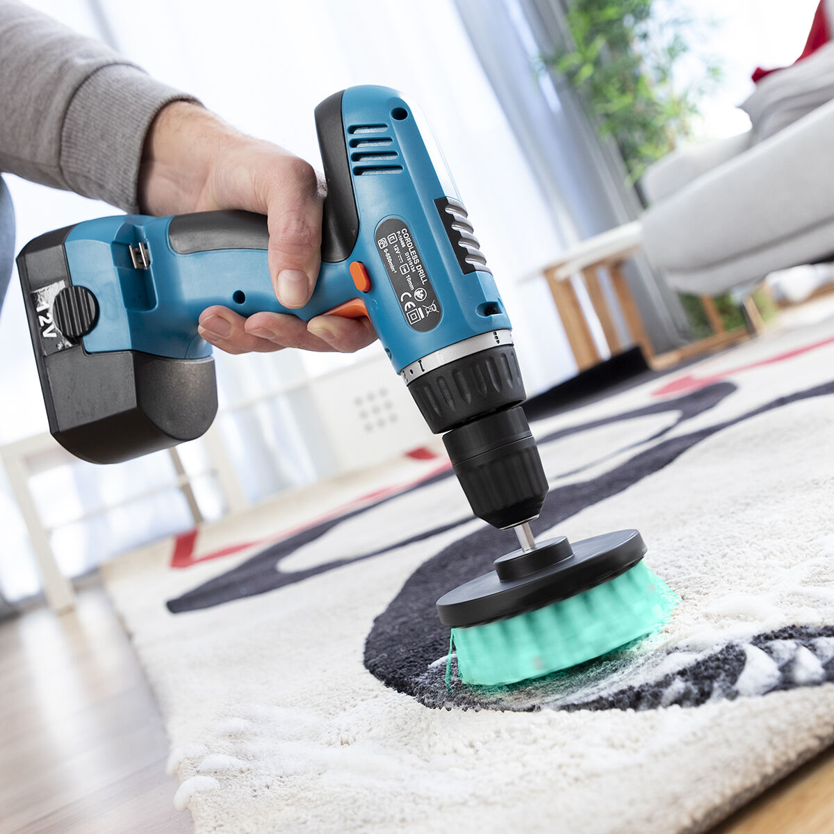 Cyclean InnovaGoods Drill Cleaning Brush Set 3 Items-5