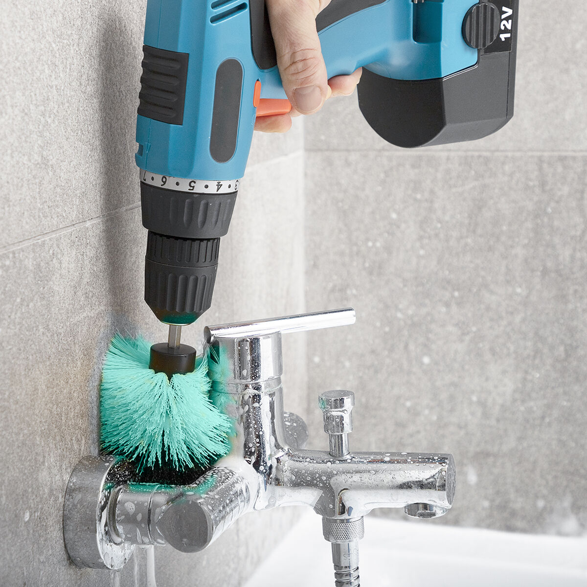 Cyclean InnovaGoods Drill Cleaning Brush Set 3 Items-8