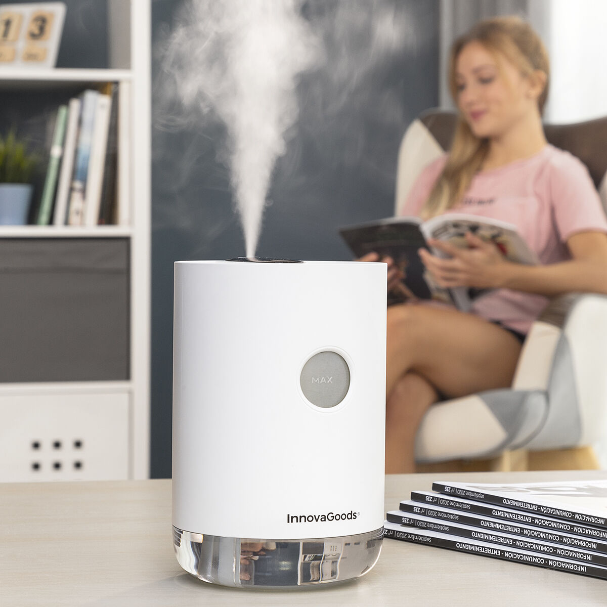 Hidratador de ultrassom de bateria Vaupure InnovaGoods