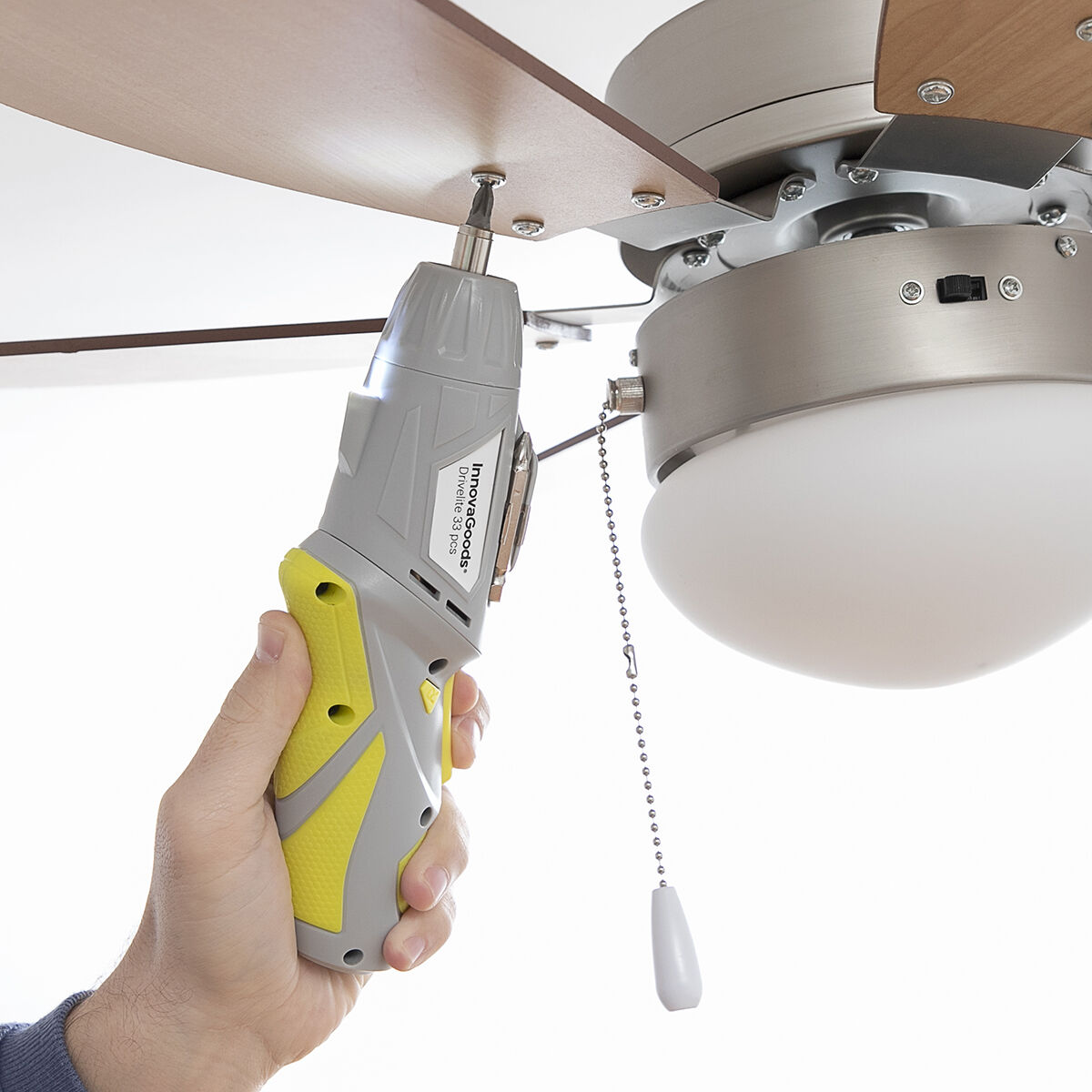 Aksesuarlarla çok pozisyonlu şarj edilebilir elektrikli tornavida Drivelite InnovaGoods 33 Ürünler-3