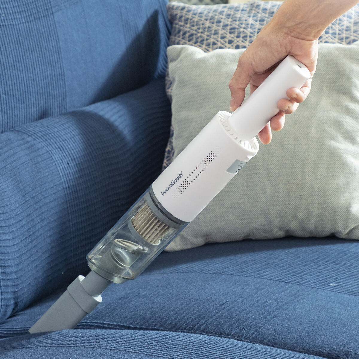 Rechargeable hand vacuum cleaner with 3 accessories Hancuum InnovaGoods-3