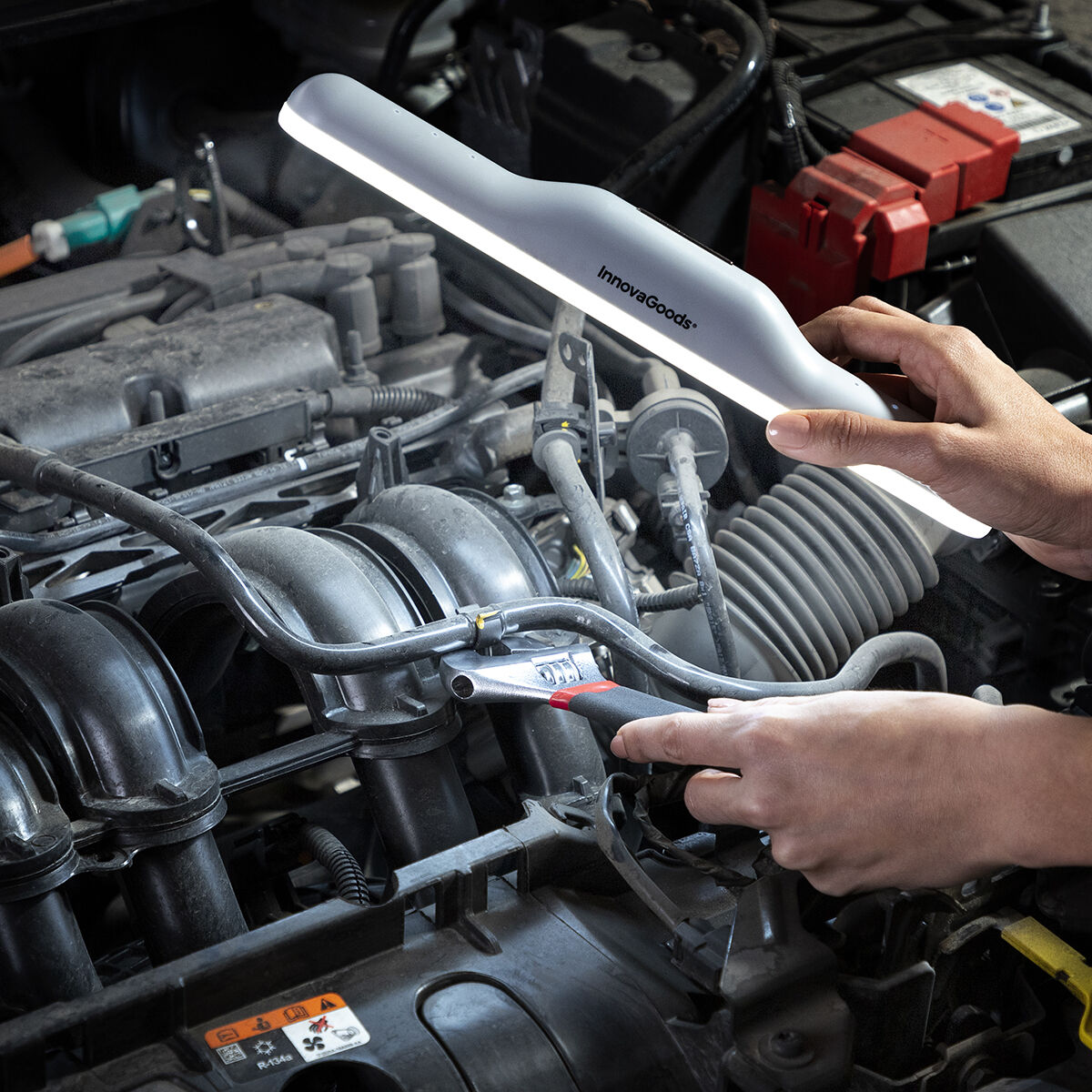 2-в-1 магнитная перезаряжаемая светодиодная лампа Lamal InnovaGoods-3