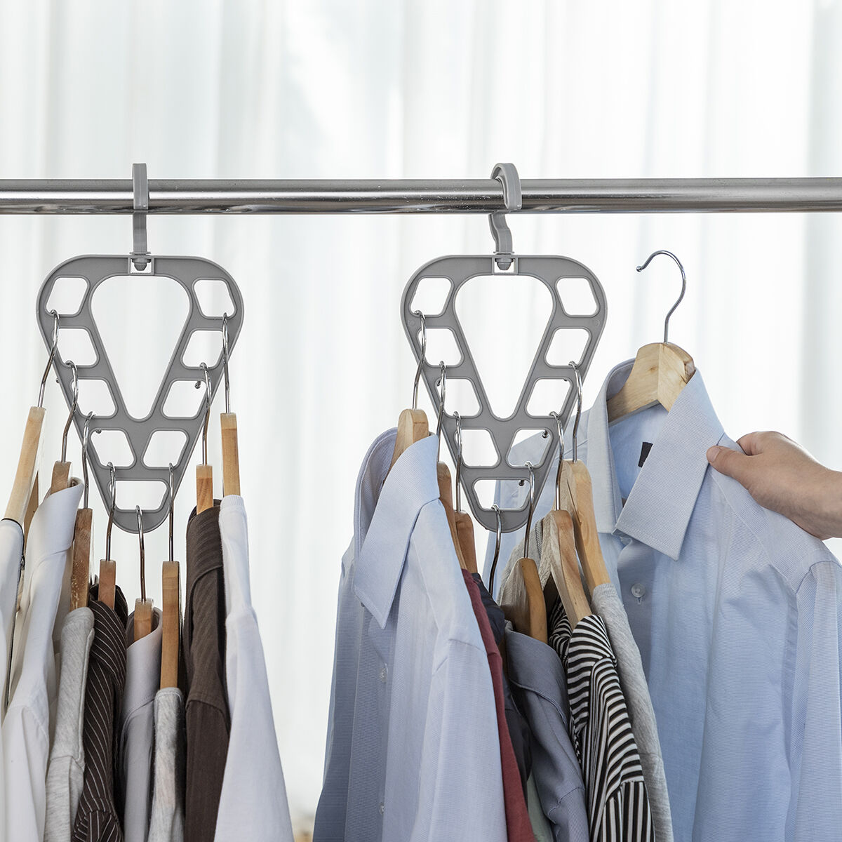 Набор органайзеров для вешалок Orzer InnovaGoods 2 штук-6