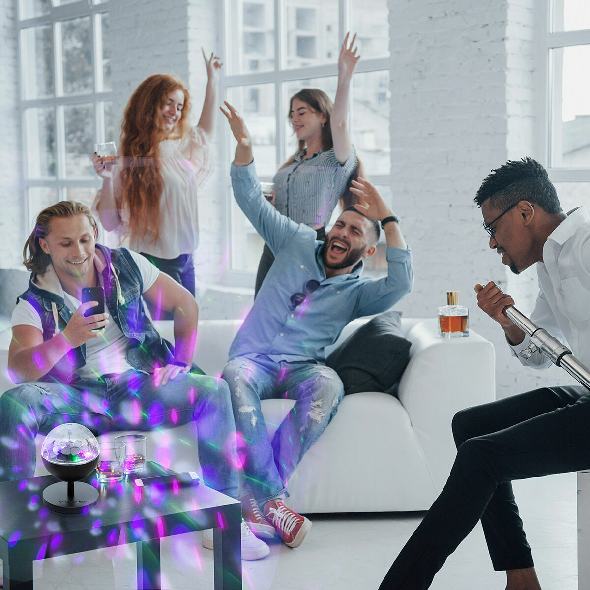 Перезаряжаемый светодиодный проектор с динамиком Istarlyt InnovaGoods-5