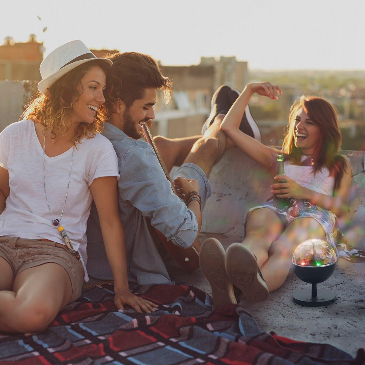 Перезаряжаемый светодиодный проектор с динамиком Istarlyt InnovaGoods-7