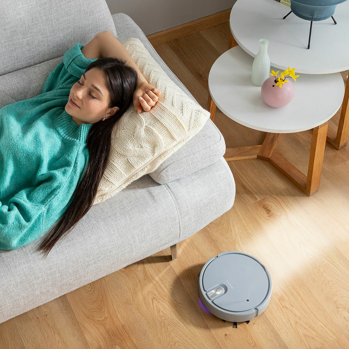 Varob InnovaGoods 5-in-1 Multifunctional Rechargeable Robot Vacuum Cleaner-3