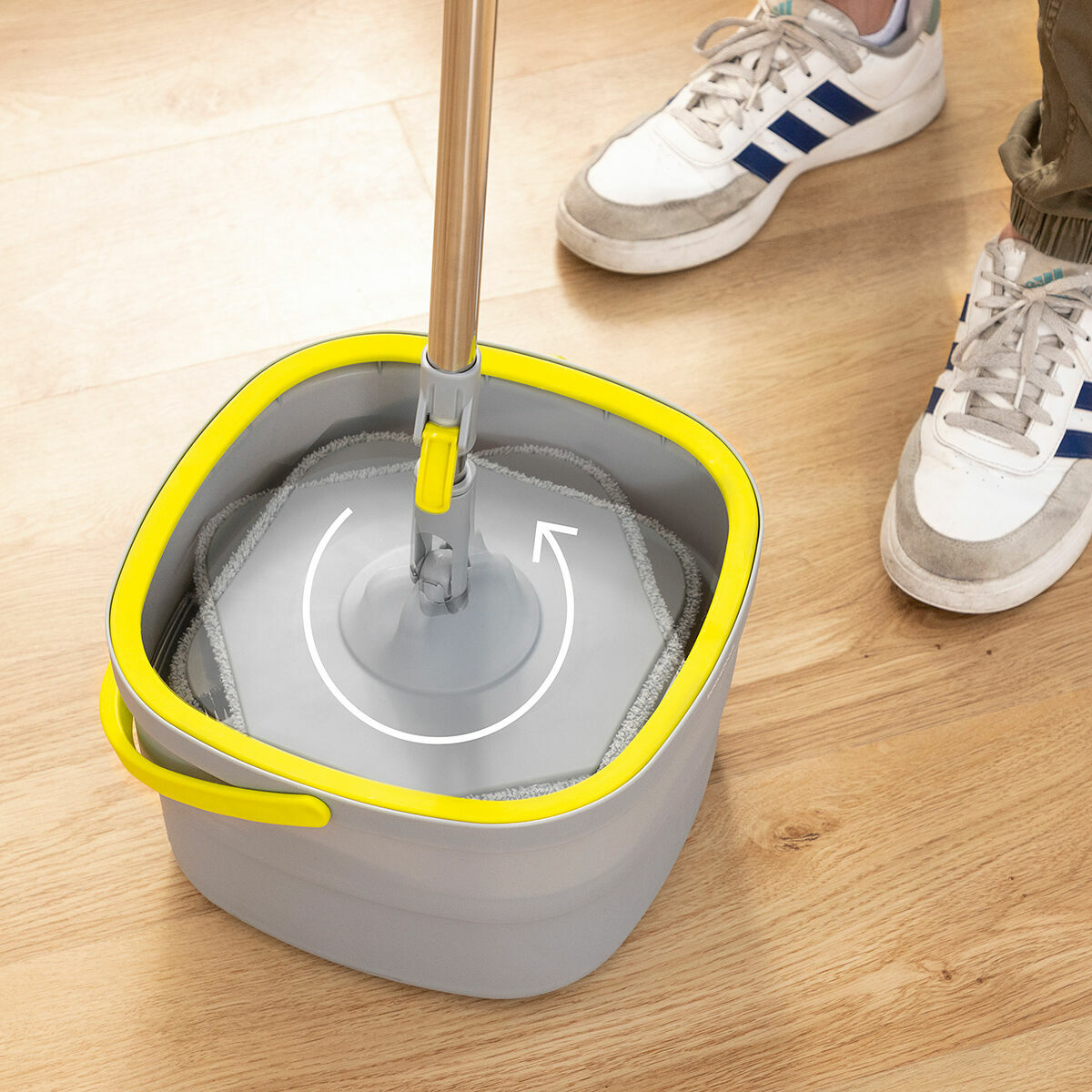 Selimop InnovaGoods Self Cleaning Spin Mop and Bucket Separator-2