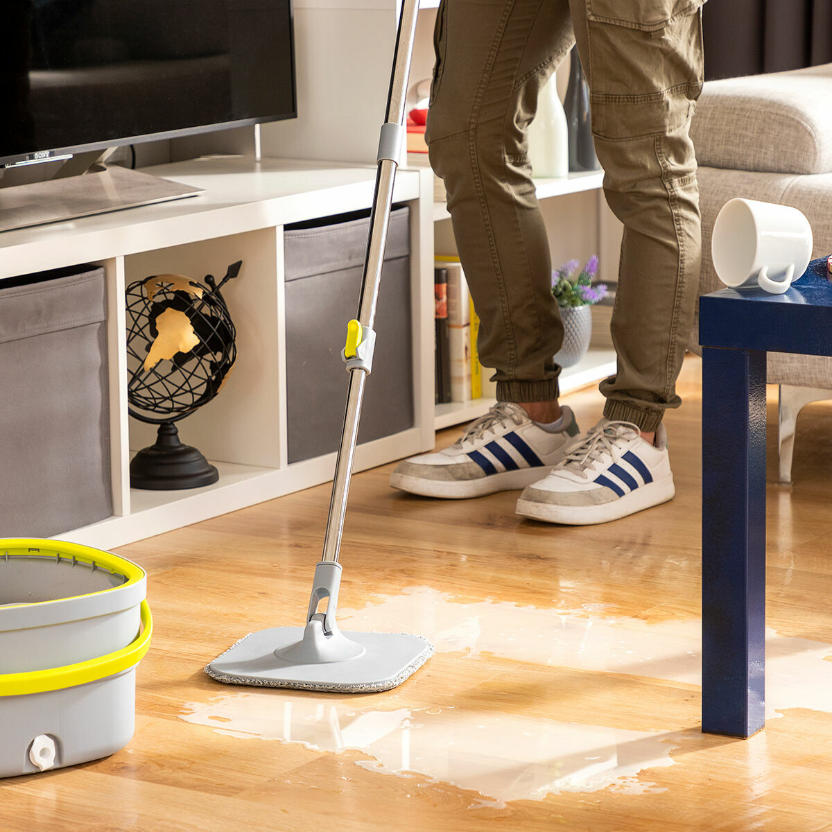 Selimop InnovaGoods Self Cleaning Spin Mop and Bucket Separator-3