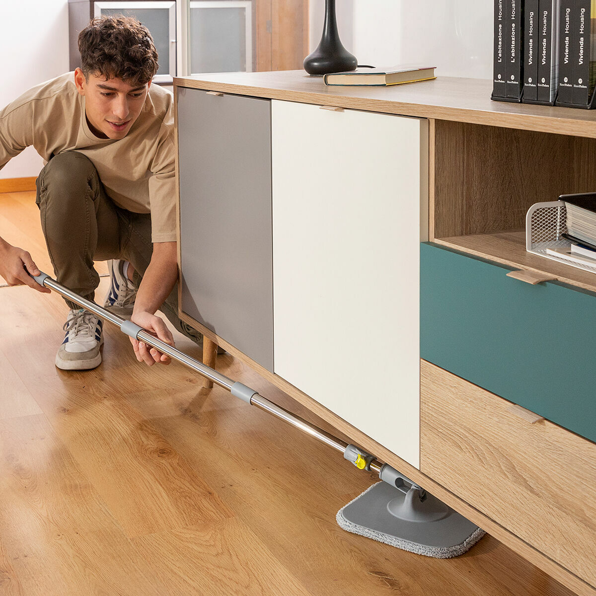 Selimop InnovaGoods Self Cleaning Spin Mop and Bucket Separator-7
