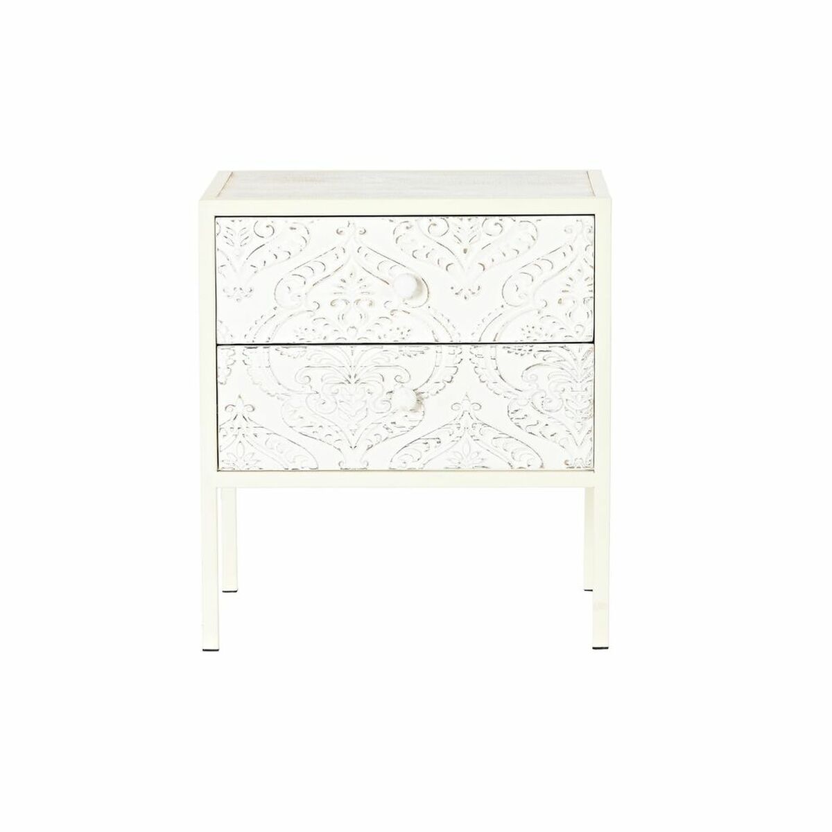 DKD Home Decor ABETO Night Table Plastic (Revised B)-2