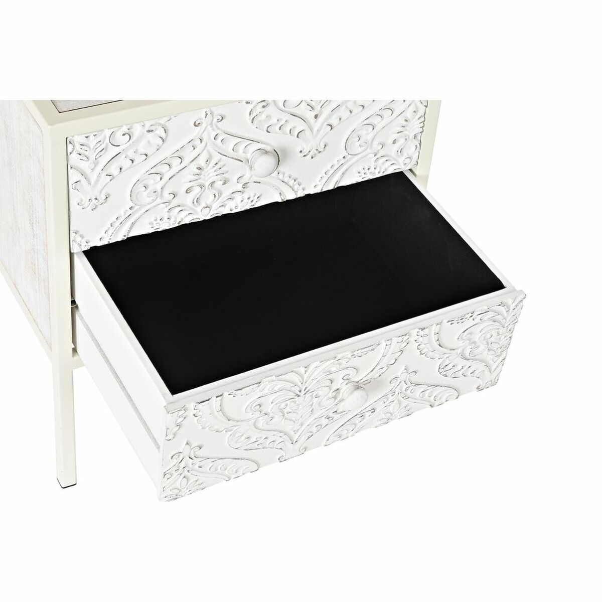 DKD Home Decor ABETO Night Table Plastic (Revised B)-3
