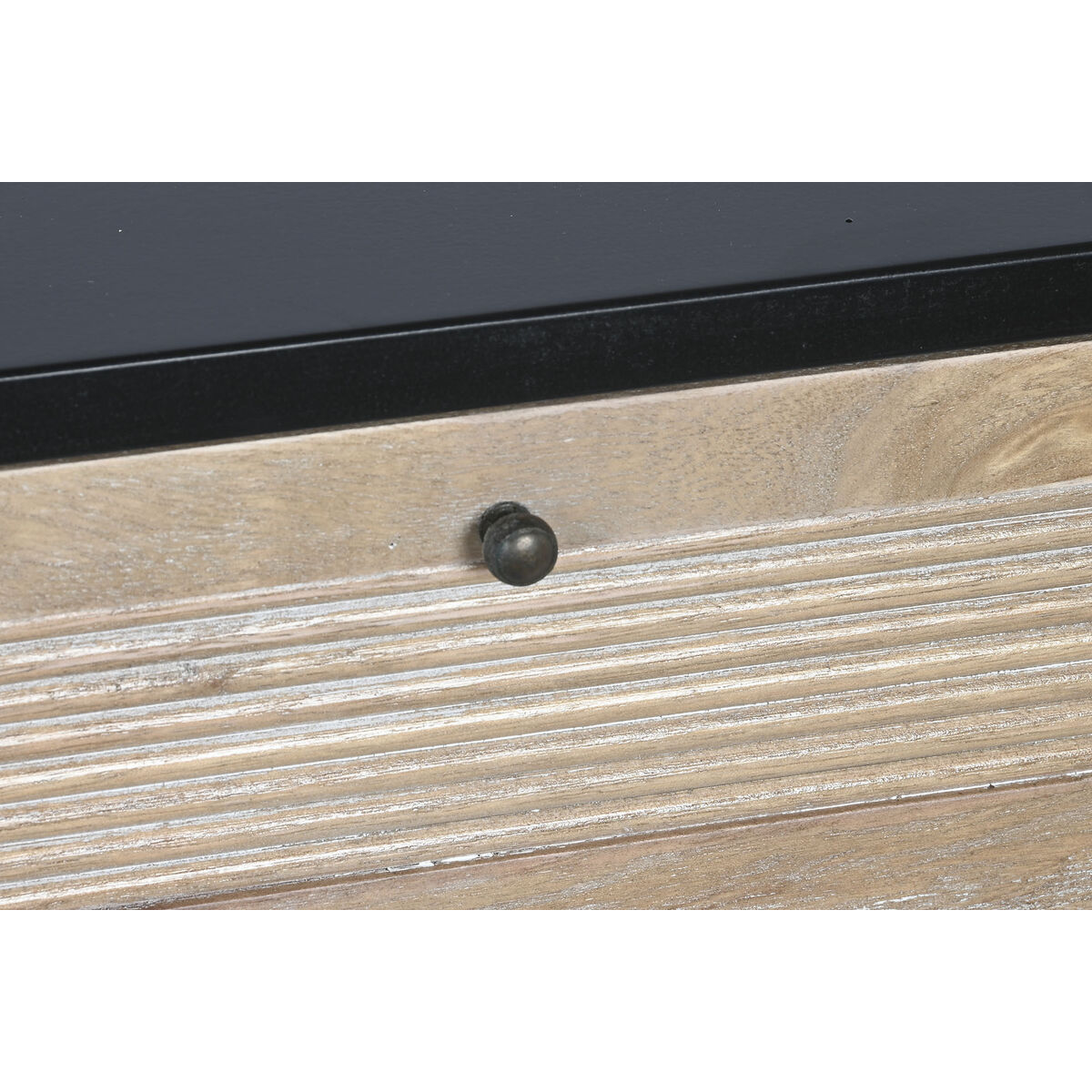 DKD Home Decor Console Black Wooden (Revised B)-4