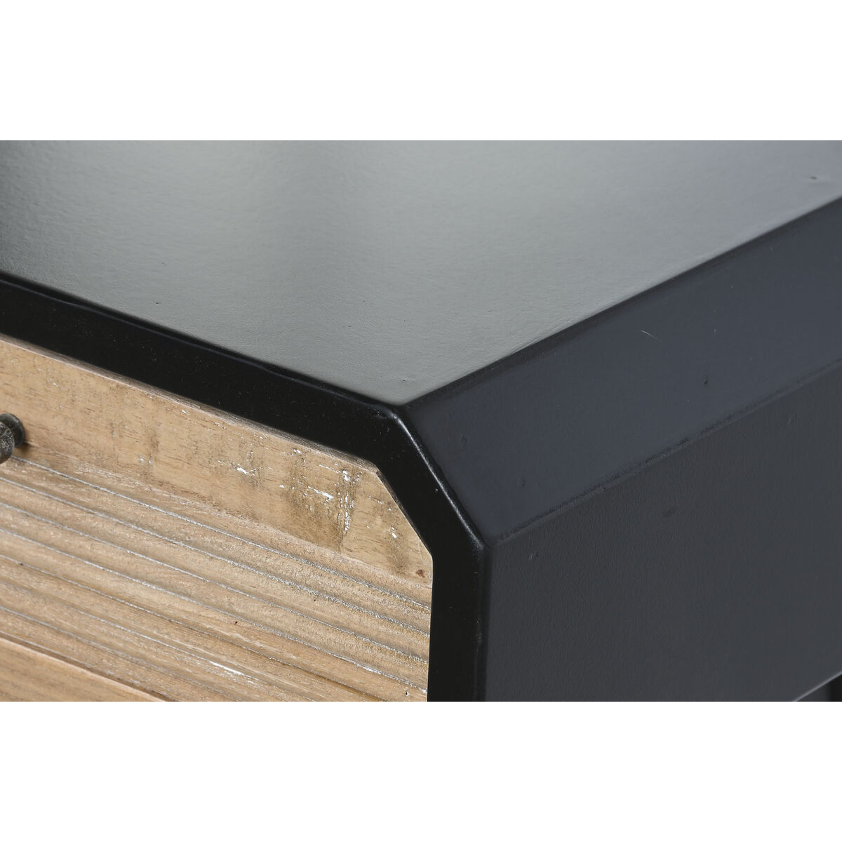 DKD Home Decor Console Black Wooden (Revised B)-5