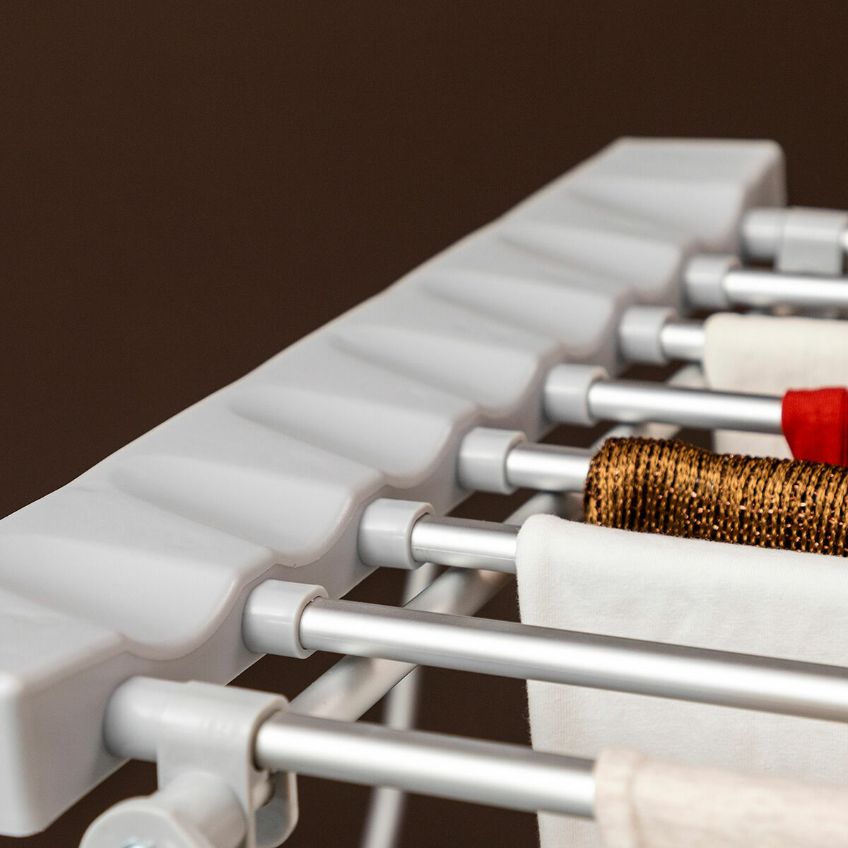 Складная электрическая сушилка для белья Dryak InnovaGoods 8 Прутьев 120 W (Пересмотрено B)-7