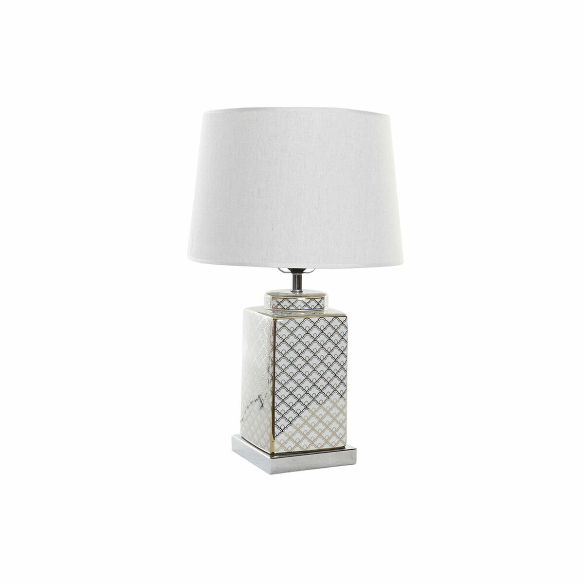 Настільна лампа DKD Home Decor Білий Метал 60 W (переглянуто A)