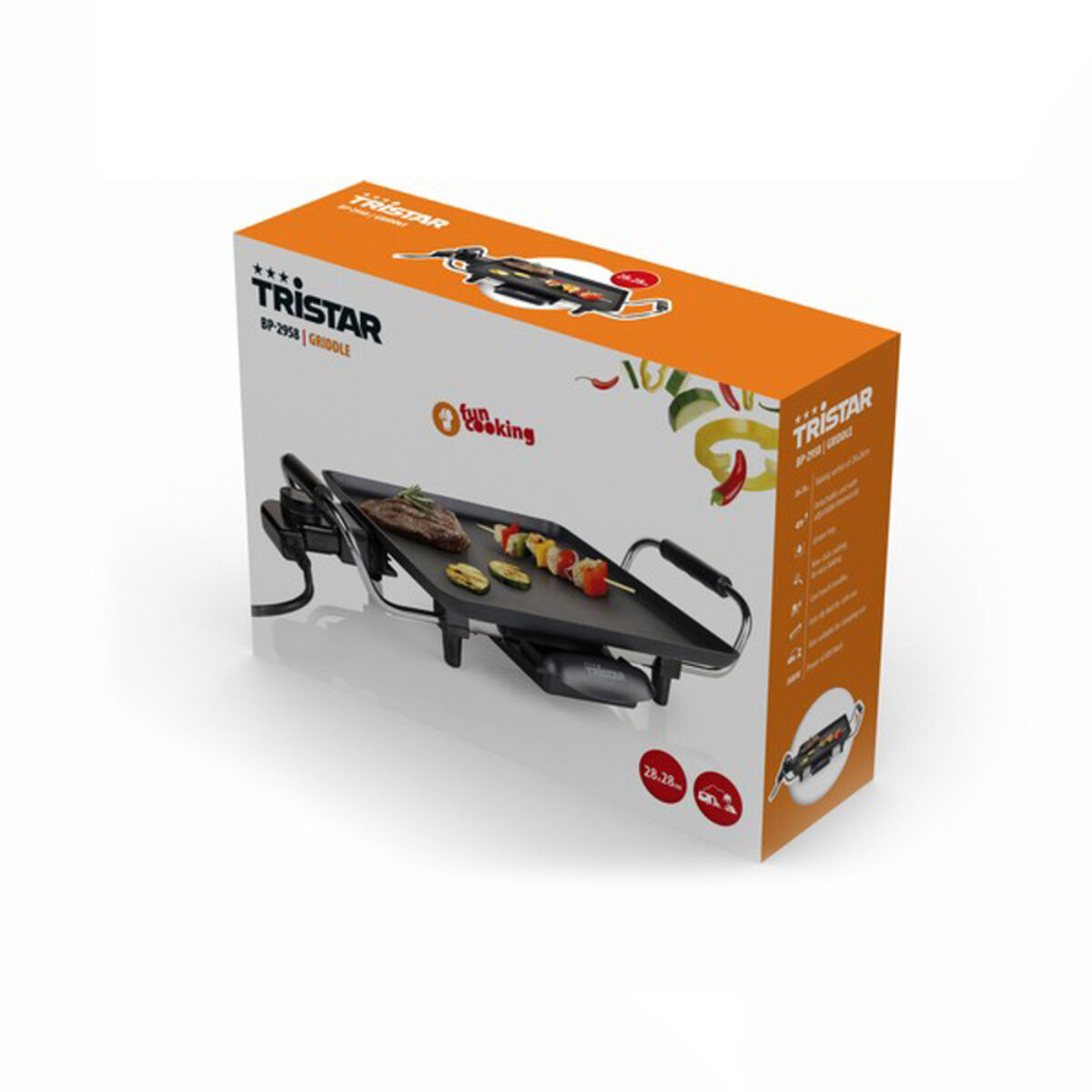 Гусятница Tristar BP-2958 800W (28 x 28 cm) Чёрный 800 W-4