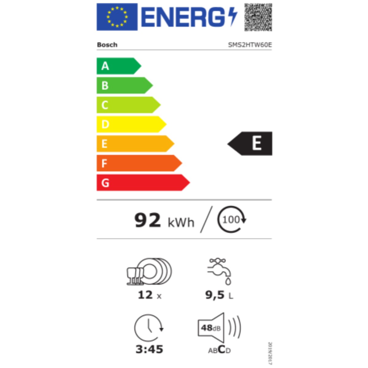 Посудомоечная машина BOSCH SMS2HTW60E Белый (60 cm)-2