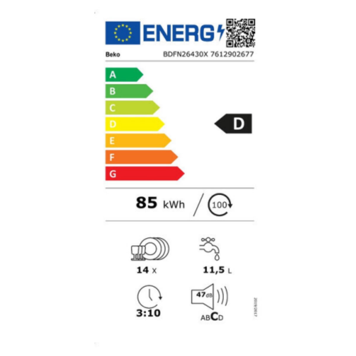 Посудомоечная машина BEKO BDFN26430X 60 cm-2