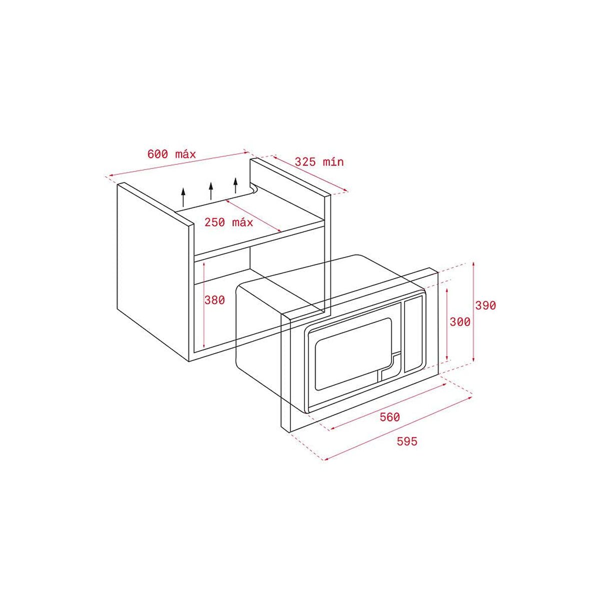 Микроволновую печь Teka ML 8200 BIS Белый 700 W 20 L-2