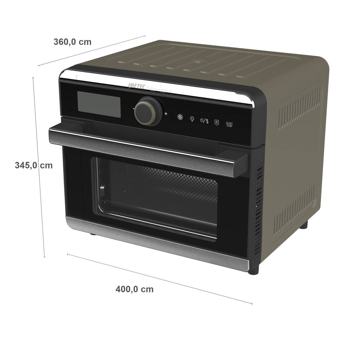 Аэрофритюрница IMETEC FRIGGI LEGGERO Чёрный Серый 1550 W-3