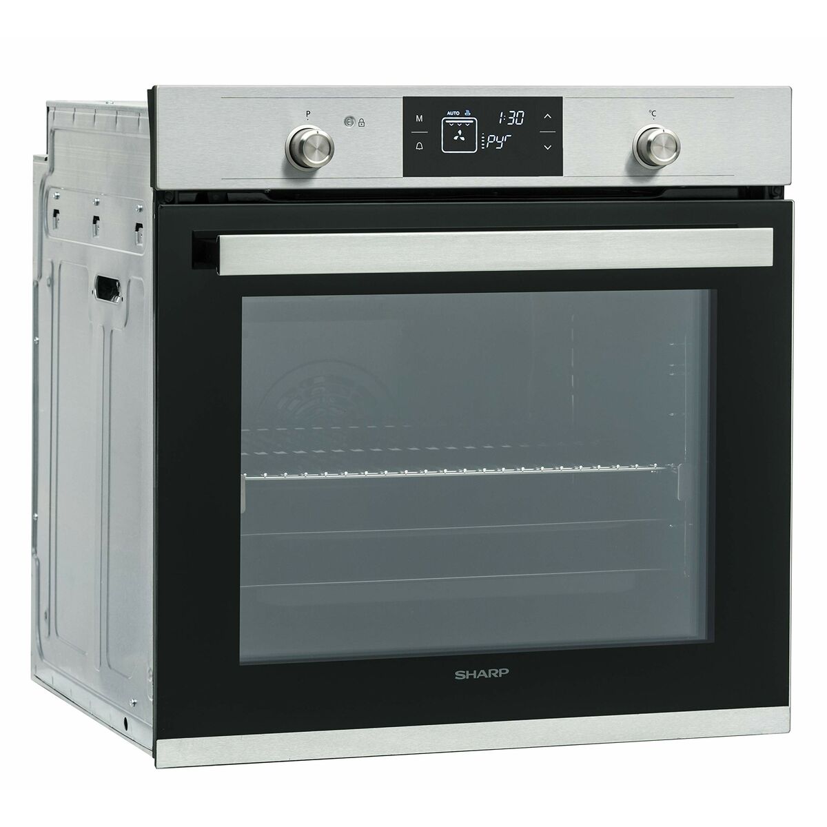 Духовка с пиролитической системой очистки Sharp K71V28IM2 78 L-3