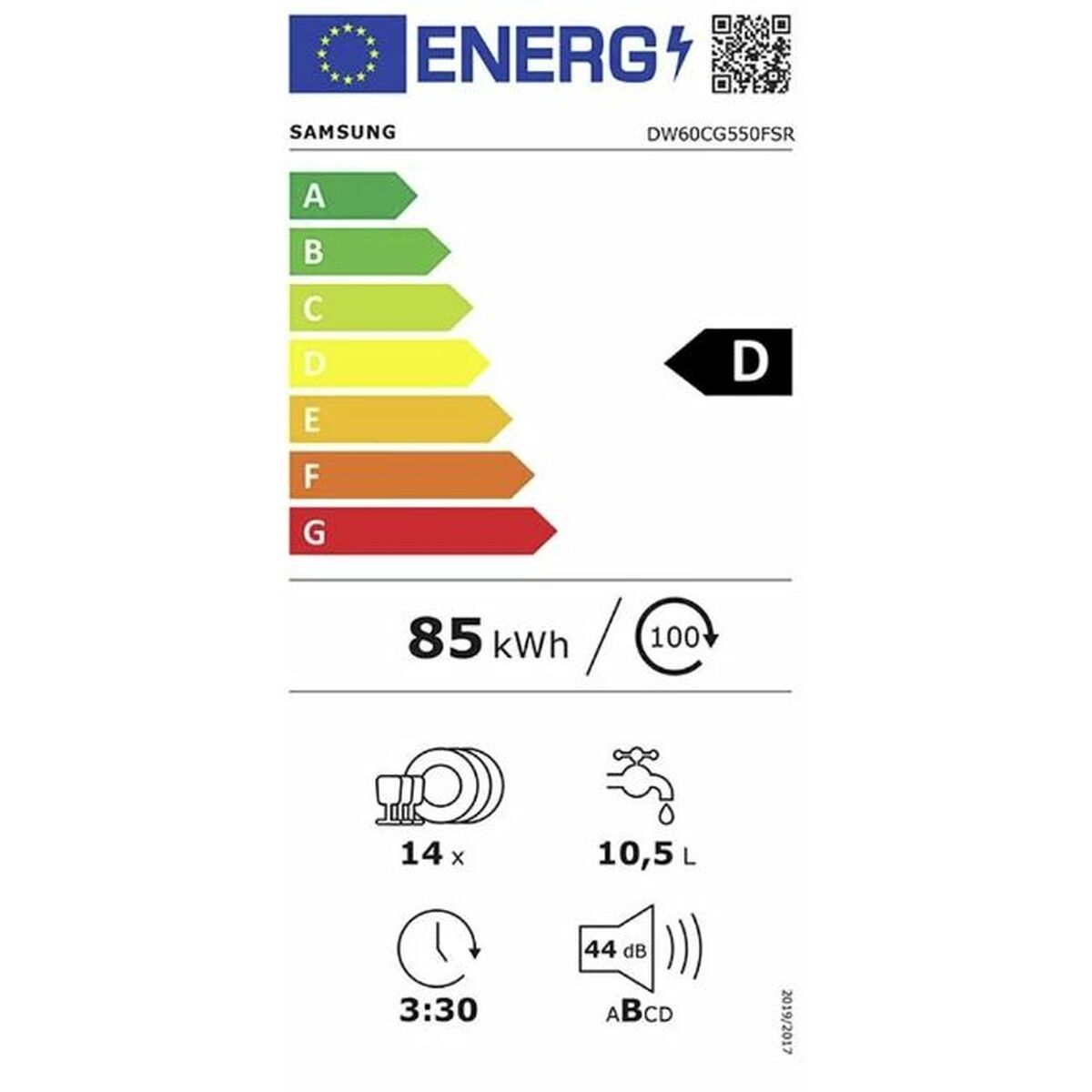 Посудомоечная машина Samsung DW60CG550FSRET 60 cm-2