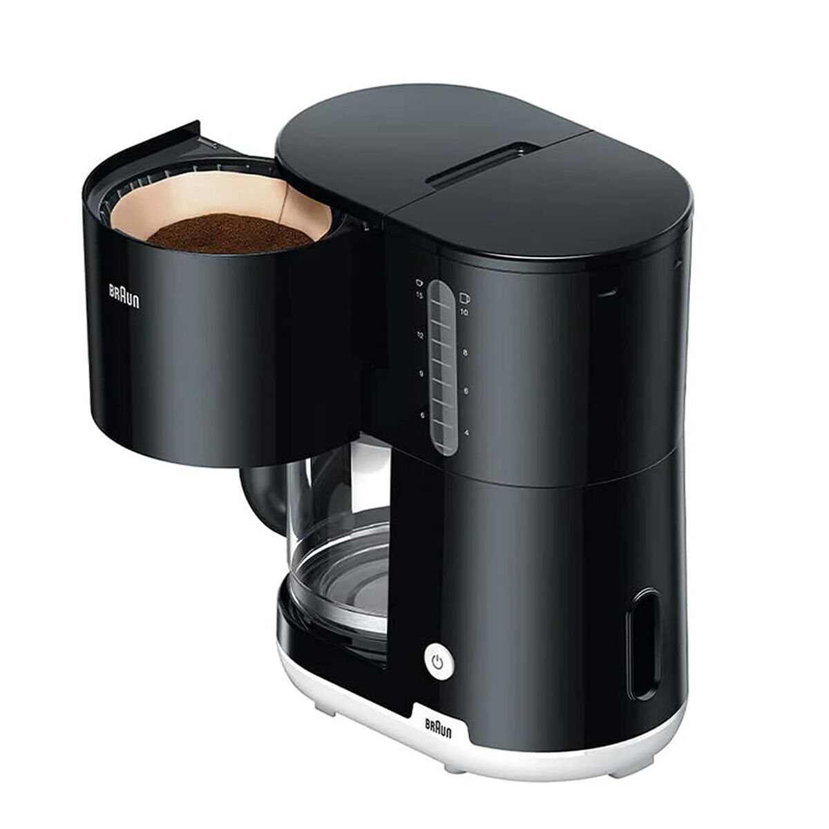 Капельная кофеварка Braun KF1100BK 1000 W Чёрный Черный/Белый 2,5 L-2
