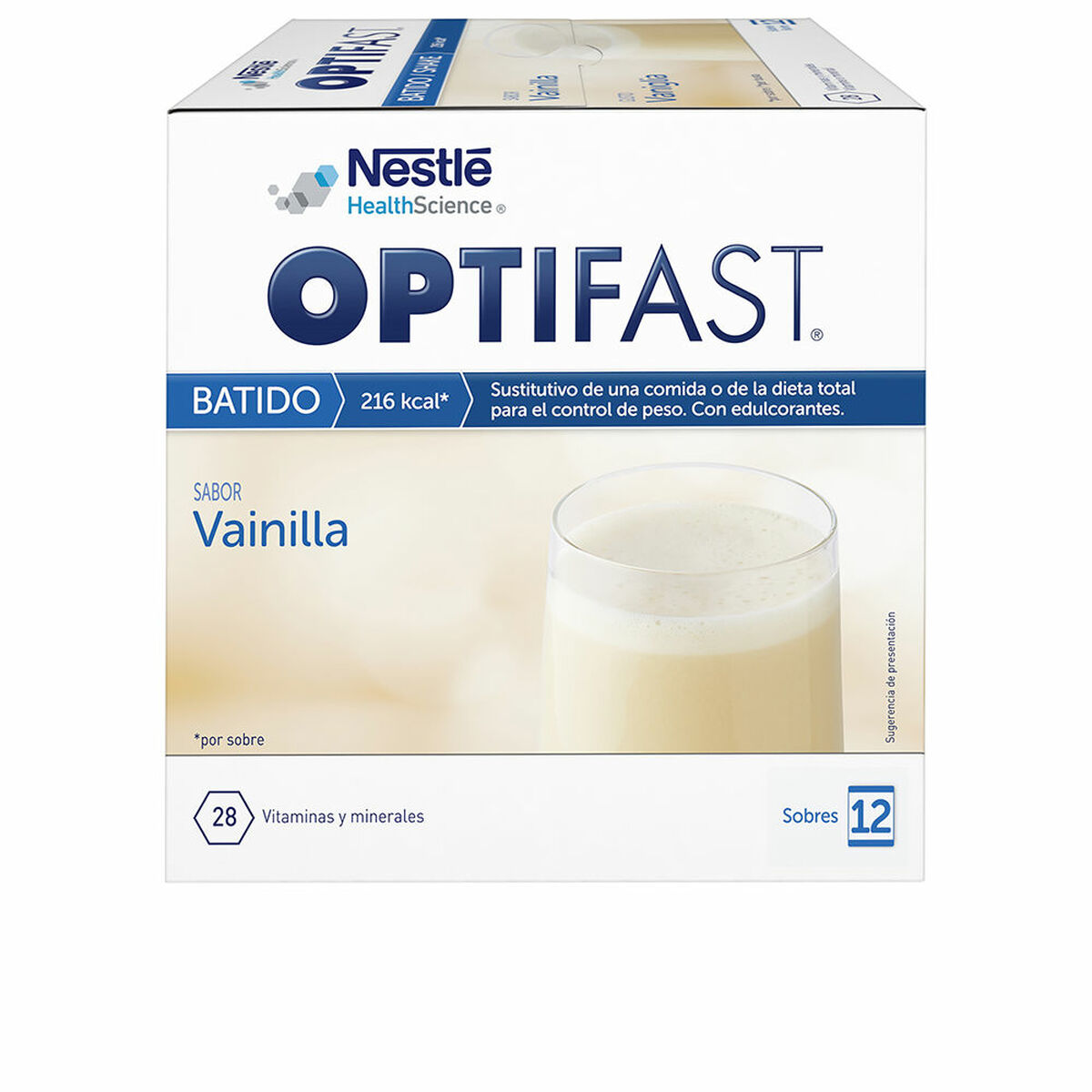 Optifast Vanil batido 55 g (12 mil)