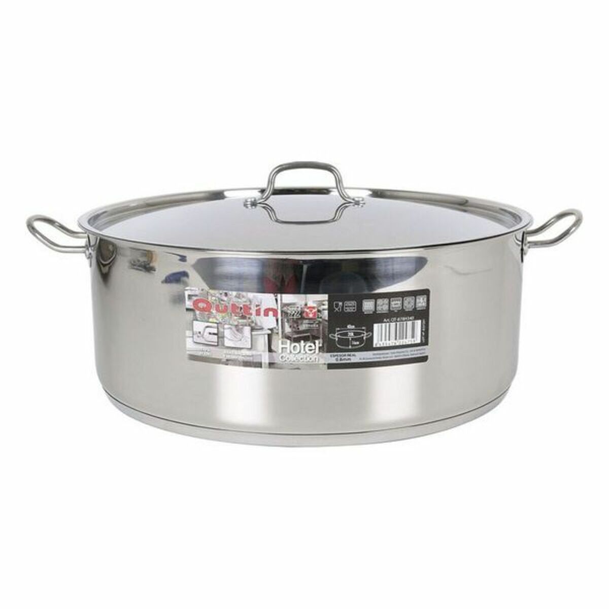 Pan with lid Quttin Stainless steel-2