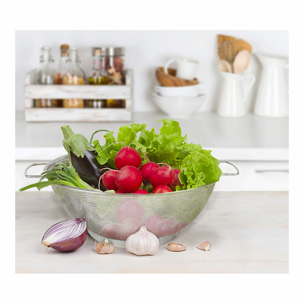 Дуршлаг для макарон Quttin Сталь (21 cm)-2