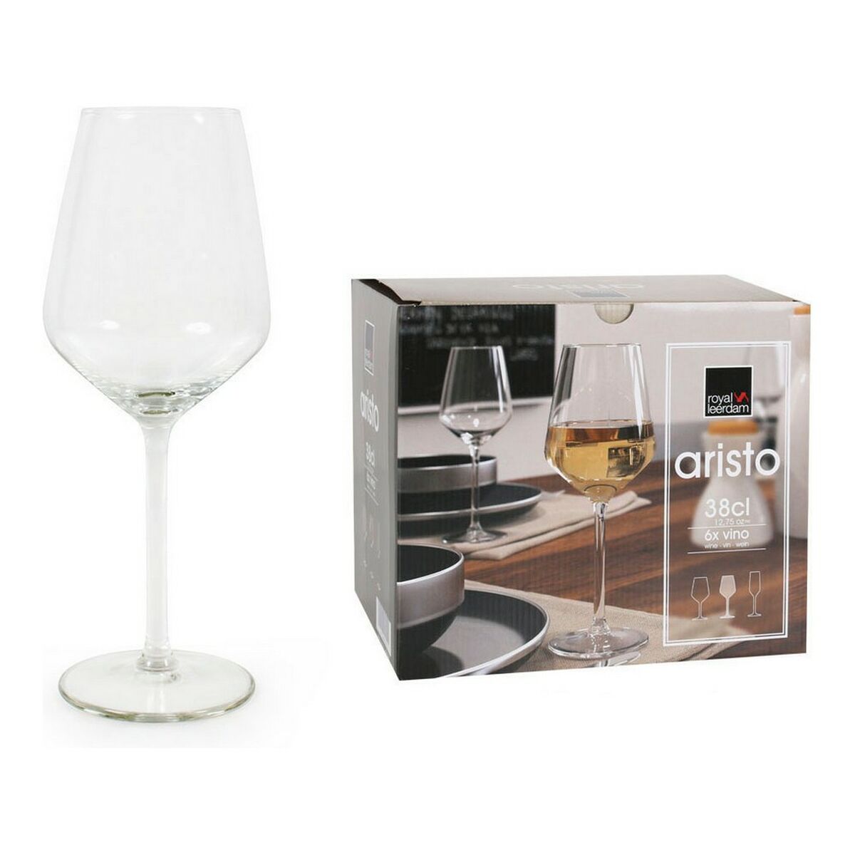Набор рюмок Royal Leerdam Aristo (38 cl) (6 uds)-2