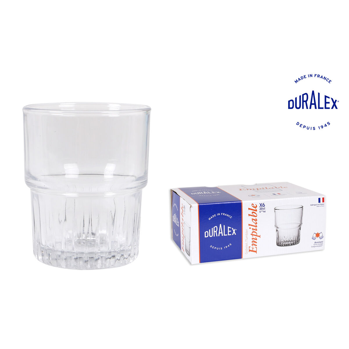 Набор стаканов Duralex 1014AB06/6 200 ml 6 штук-2