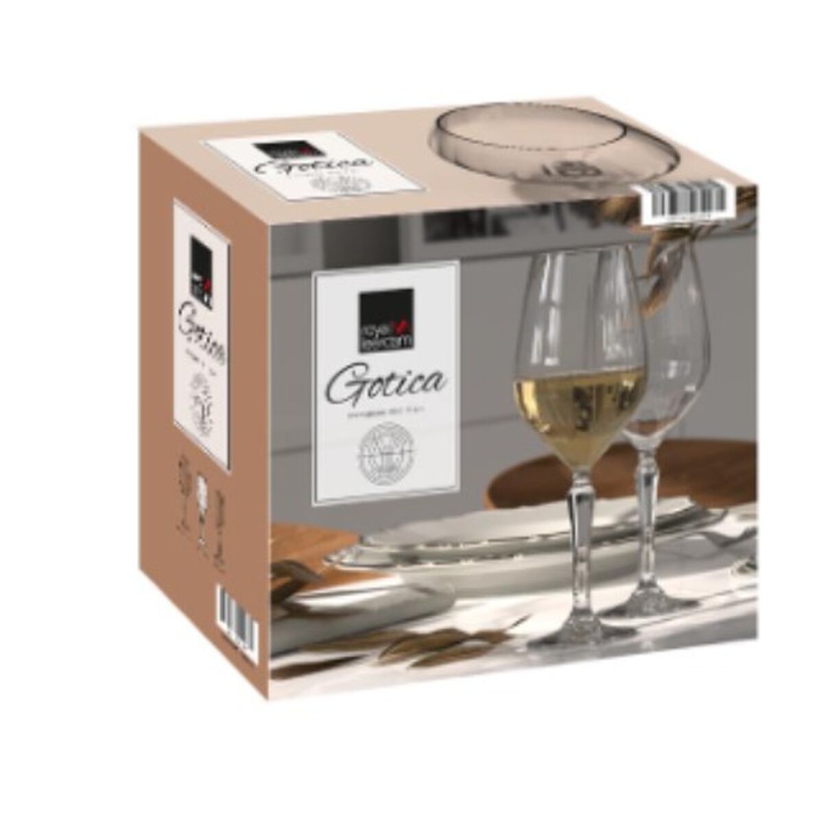 Набор рюмок Royal Leerdam Gotica 500 ml Ø 6,5 x 9 x 23 cm 6 штук-2