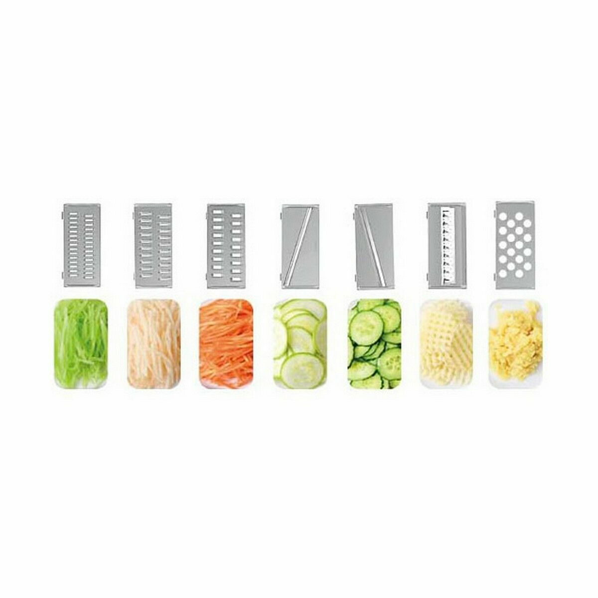 Ручной Измельчитель Овощей Quttin 9/1 Белый 22 x 15 x 11 cm-2