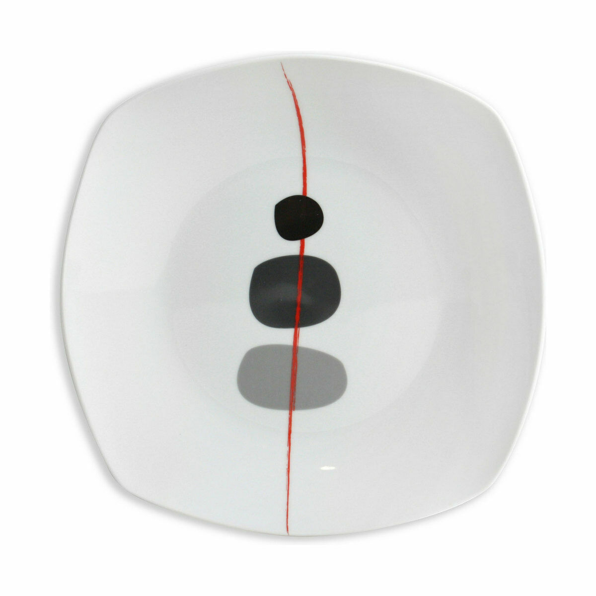 Piatti Inde Zen 18 Oggetti Porcellana Quadrato (2 pezzi)-3