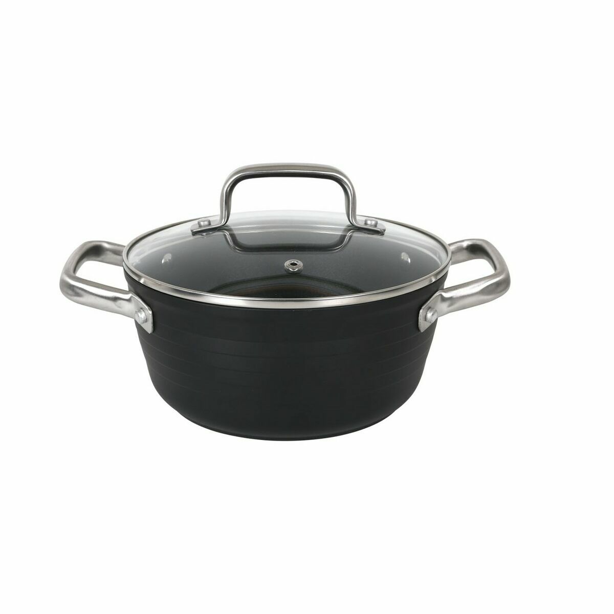 Quttin Spiral Glass Lid Pan Forged Aluminum Ø 20 cm (2 pieces)-2