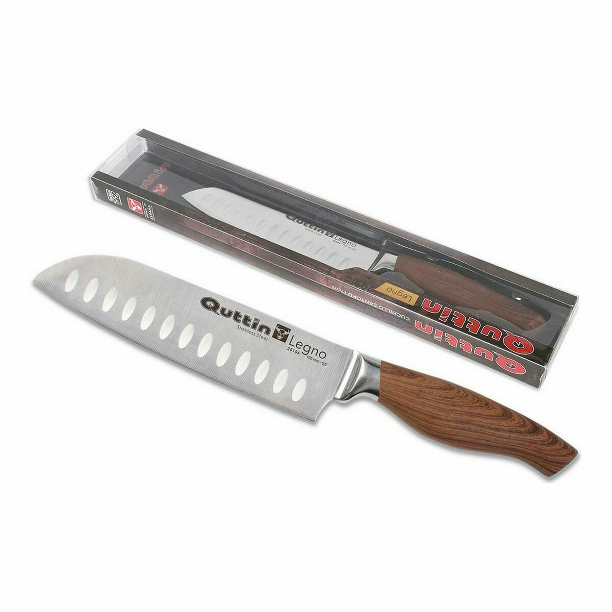 Кухонный нож Quttin Santoku Legno 17 cm (6 штук)-2