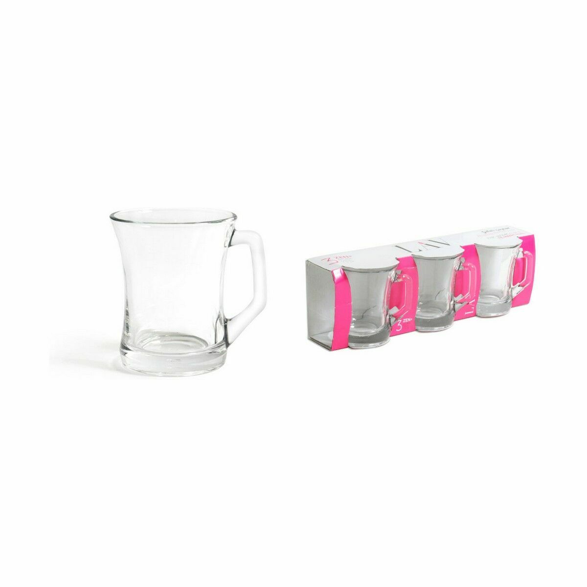 Set of coffee cups LAV Zen + 225 ml 3 Items (12 pieces)-3