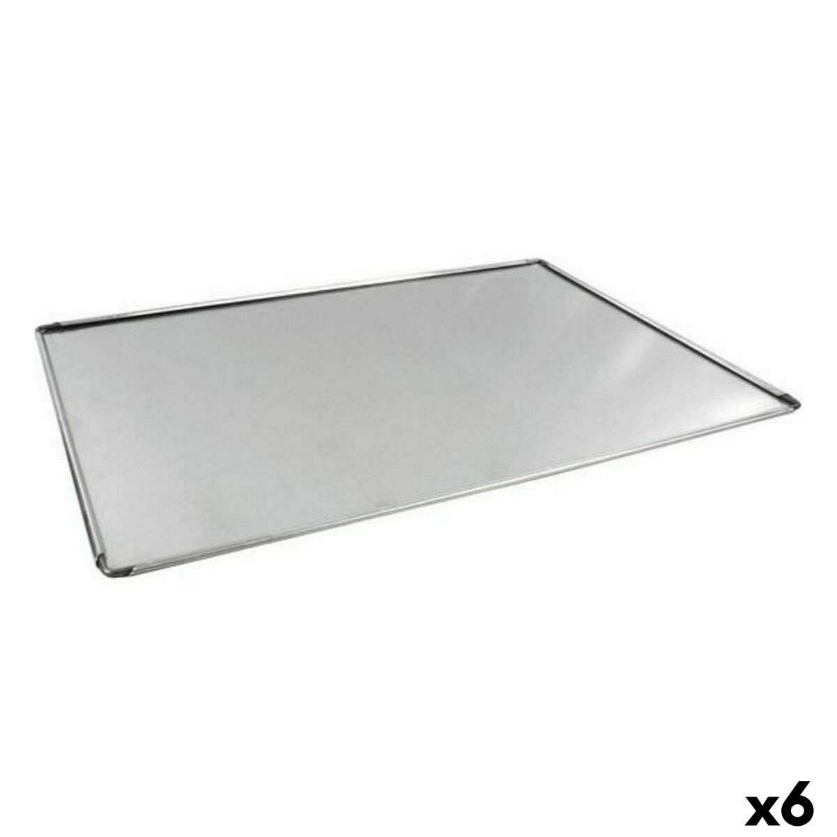 烤箱托盘VR银铝矩形48 x 34 x 0.5厘米(6件)