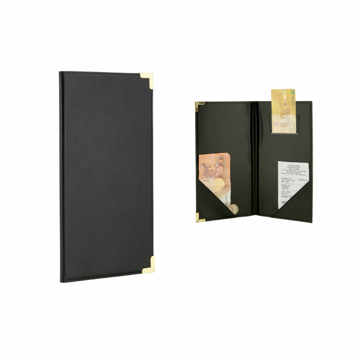 Папка Securit Classic 23,9 x 13,1 cm Чёрный-2