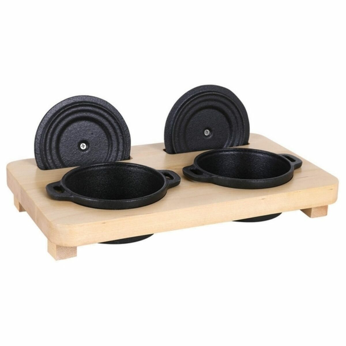 Casseroles Viejo Valle Cast iron Supported by 30 x 18 cm (4 pieces)-2