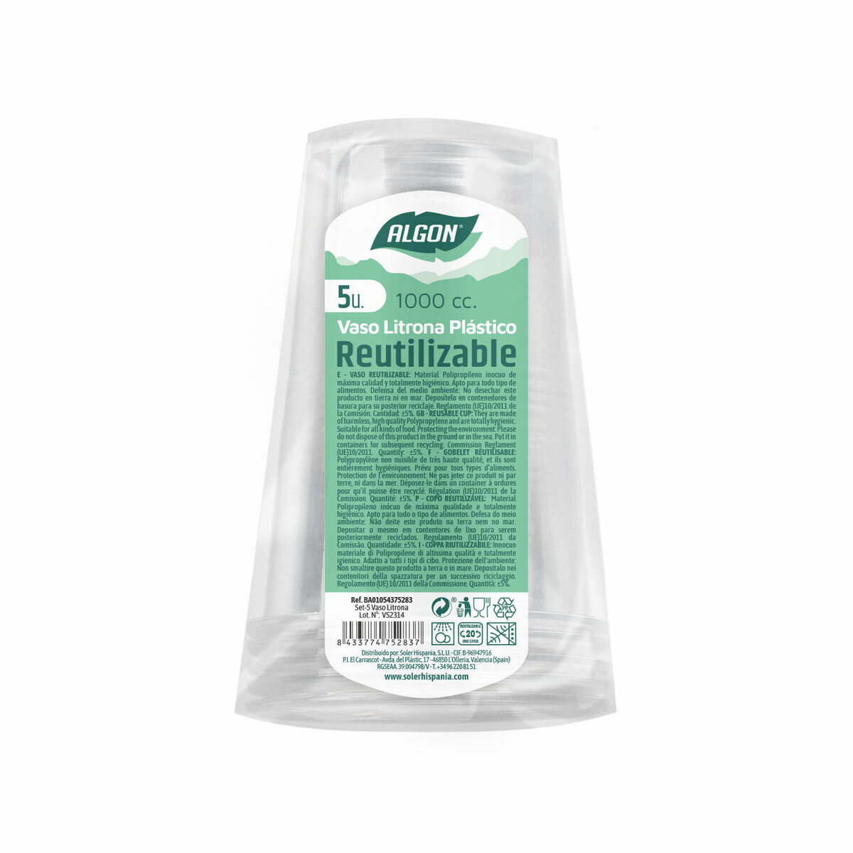 Algon 1 L мөлдір 24 дана (5 заттар)-2