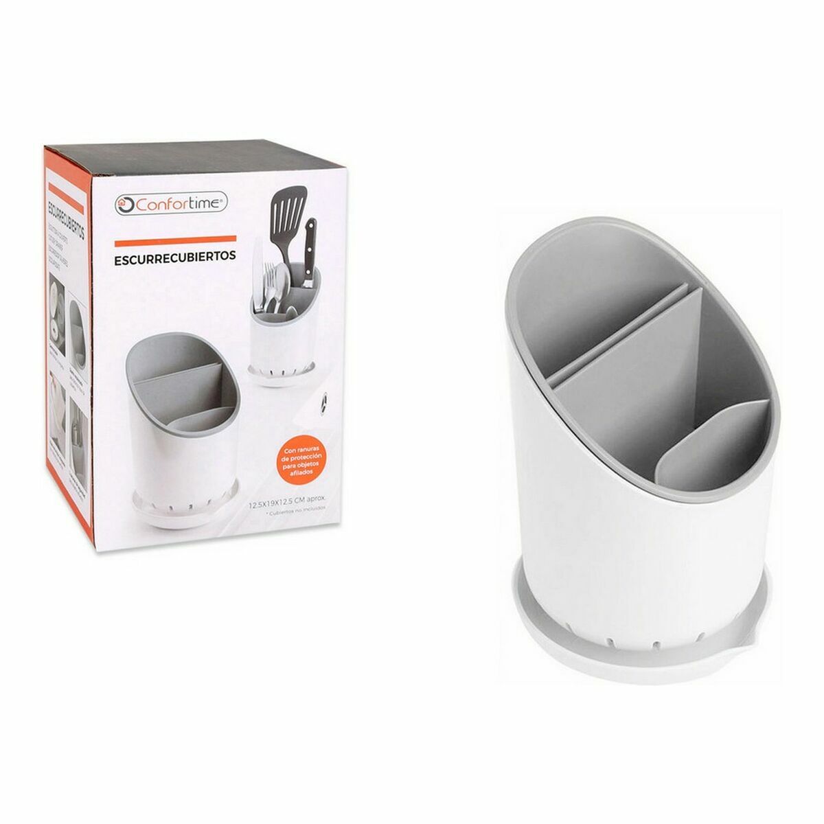 Confortime Cutlery Dryer 142606 12.5 x 19 cm (12 pieces)-2