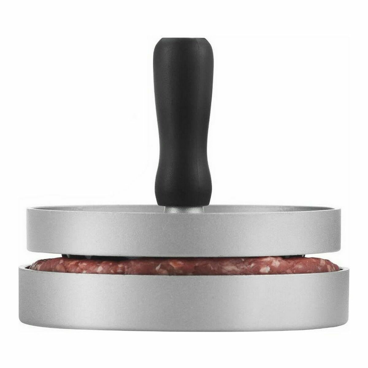 Hamburger Press Quttin Metal Silver 12 x 9 cm-4